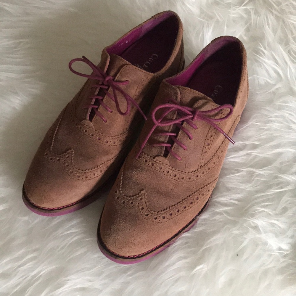 ✨ Cole Haan Suede Wingtip Oxford Shoes ✨